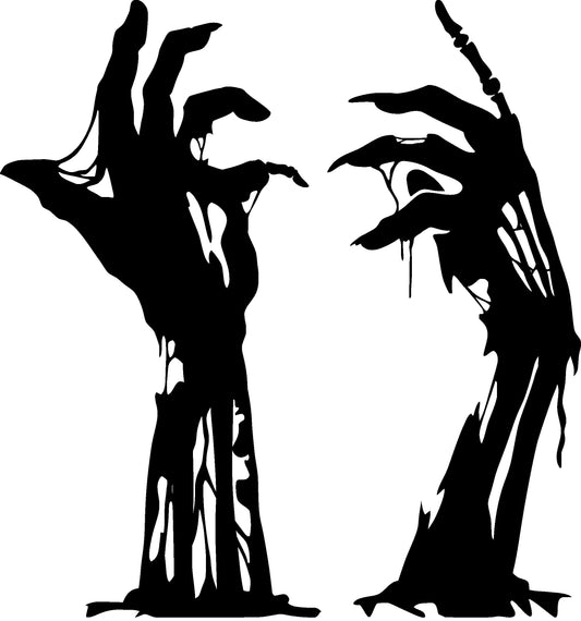Zombie Arms Pair B (Approx 24” tall)
