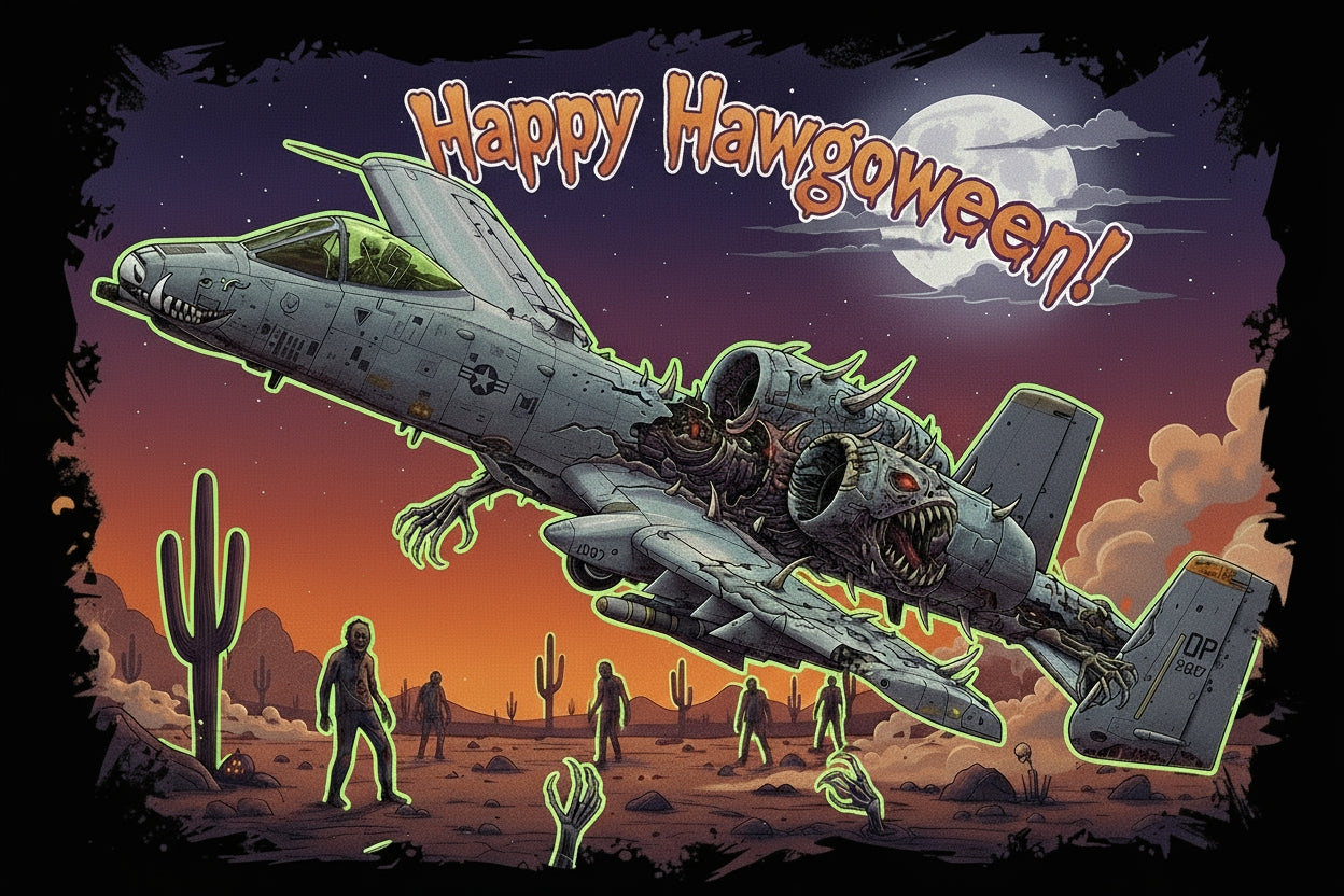 “Happy Hawg-o-ween” Glow Shirt